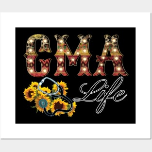 CMA Life sunflower Posters and Art